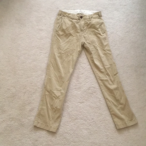 hollister slim straight chino